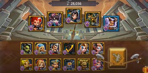 lords mobile saberfang hero lineup